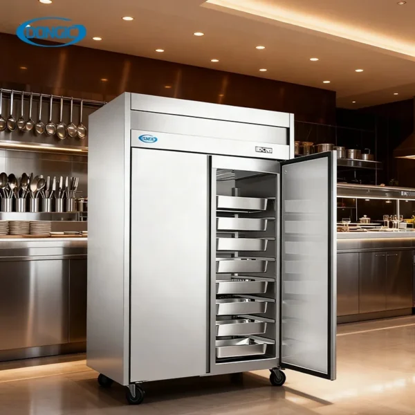 Wholesale Fridge Freezer Commercial Stainless Steel Fridge Upright Refrigeration Kitchen Chiller Freezer Price