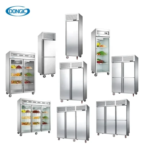 Kitchen Refrigerators Restaurant Freezer Large 4 Doors Stainless Steel Refrigerator Commercial Fridge