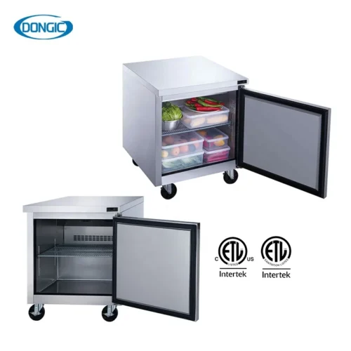 Kitchen Refrigerators Restaurant Freezer Large 4 Doors Stainless Steel Refrigerator Commercial Fridge