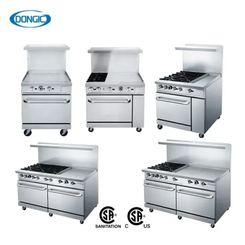 24/36 Inch Gas Griddle Range with Oven