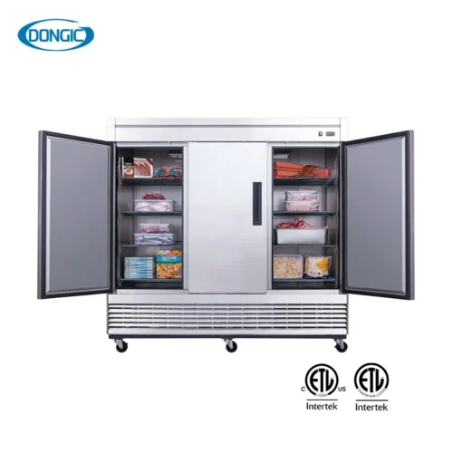 Kitchen Refrigerators Restaurant Freezer Large 4 Doors Stainless Steel Refrigerator Commercial Fridge