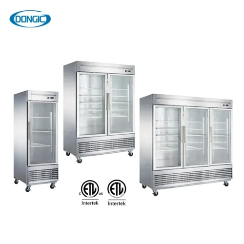 Kitchen Refrigerators Restaurant Freezer Large 4 Doors Stainless Steel Refrigerator Commercial Fridge