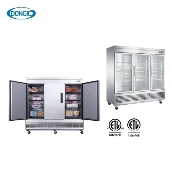 Kitchen Refrigerators Restaurant Freezer Large 4 Doors Stainless Steel Refrigerator Commercial Fridge
