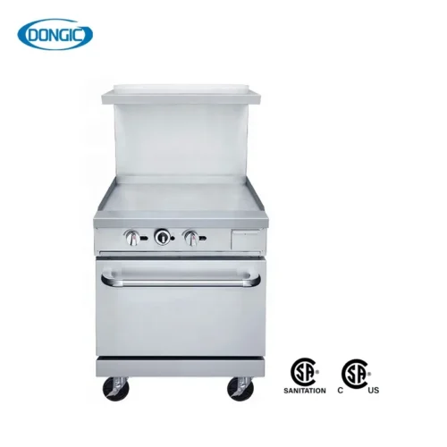 North America 24 Inch Gas Griddle Range with Oven