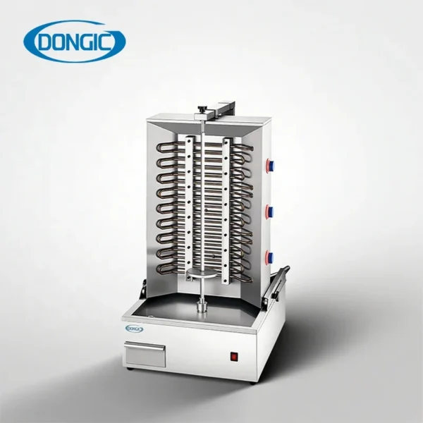 Professional Floor Model Shawarma Rotisserie Gas/Electric with Base Cabinet