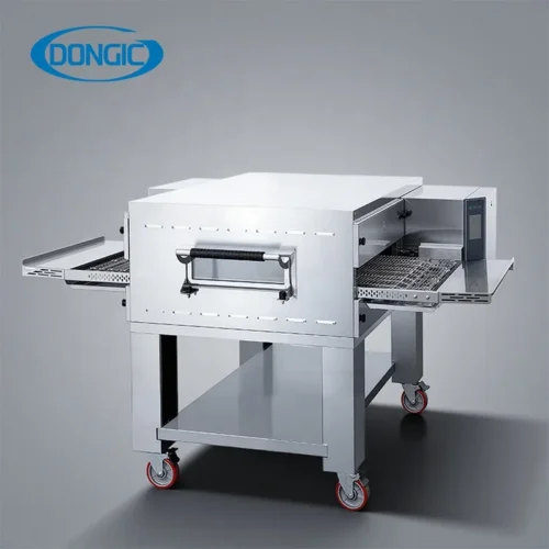 Precise-Temperature-Control-Cost-Effective-Quick.webp Chain Drive Conveyor Oven Pita Roti Electric Frozen Pizza Cooking Belt Oven