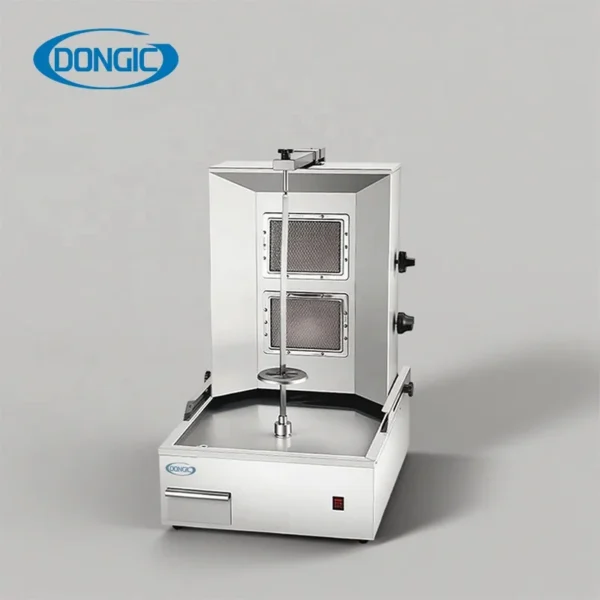 Countertop Shawarma Rotisserie 2 Plates Gas Kebab Rotisserie Grill