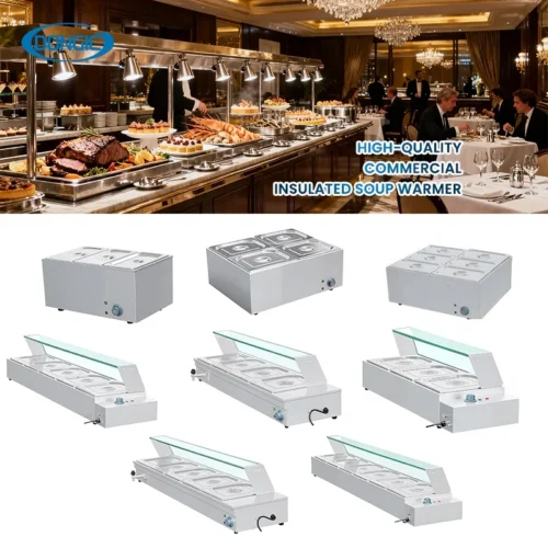 Tabletop 4 Pan Electric Bain Marie Food Warmer