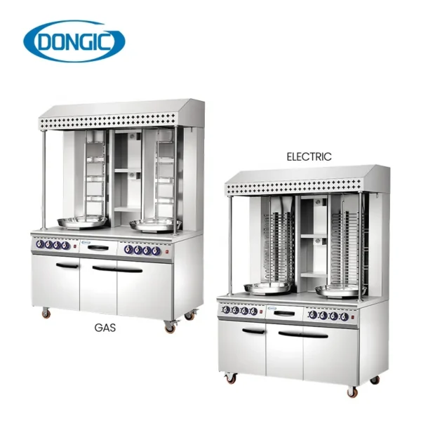Electric/Gas Vertical Rotating Doner Kebab Grill