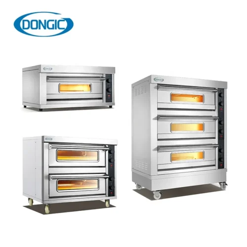 Commercial Bakery Equipment 3 Deck Electric Oven