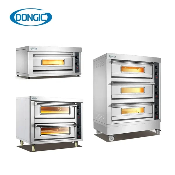 Commercial Bakery Equipment 3 Deck Electric Oven