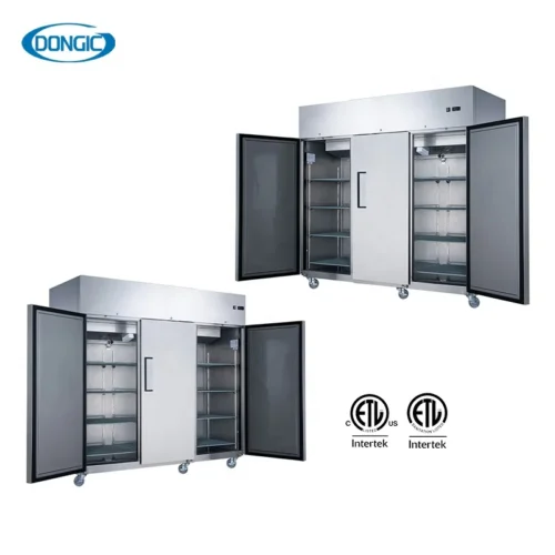 Kitchen Refrigerators Restaurant Freezer Large 4 Doors Stainless Steel Refrigerator Commercial Fridge