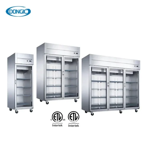 Kitchen Refrigerators Restaurant Freezer Large 4 Doors Stainless Steel Refrigerator Commercial Fridge