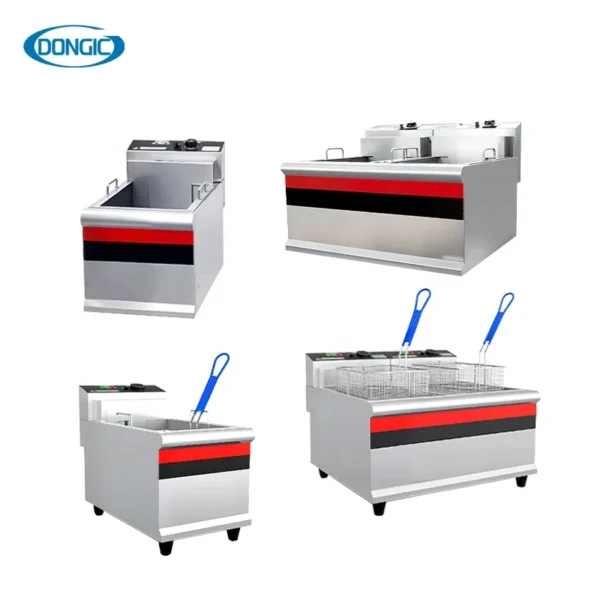 Two Tank Double Basket Electric Deep Fryer