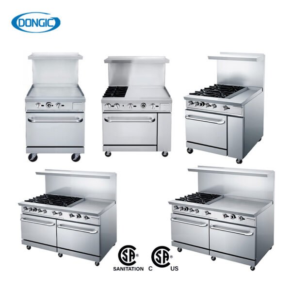 North America 24 Inch Gas Griddle Top Range with Oven