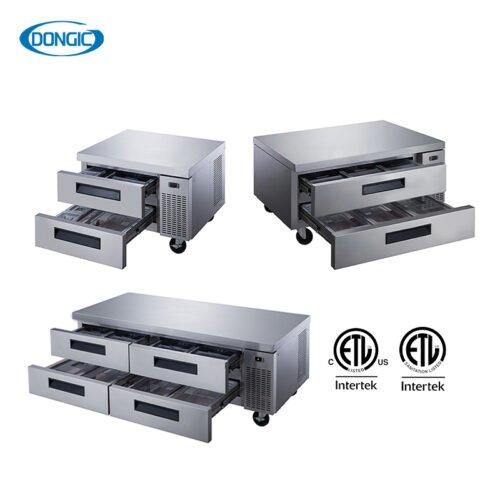 合 110V Auto Defrost Function Commercial Drawers Chef Bases