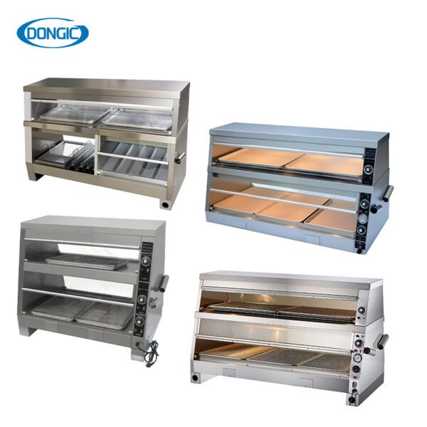 Heated Display Cabinet Pie Warmer Hot Food Showcase