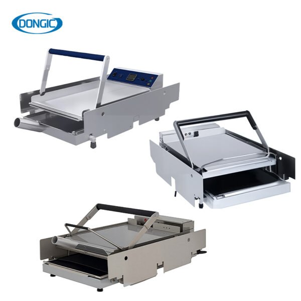 Electric Countertop Double Layer Hamburger Baking Pan Toaster