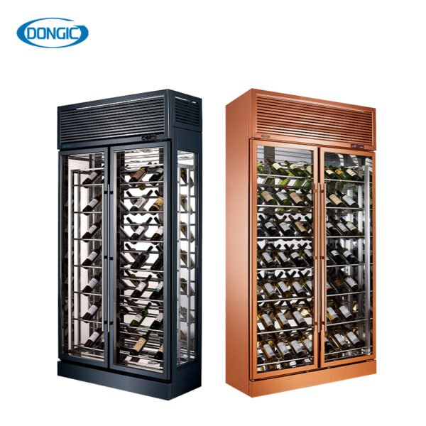 Luxury Wine Refrigerator Cigar Fridge Cellar Storage Display Cabinet