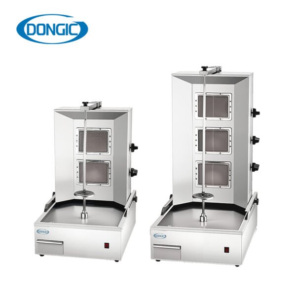 合 3 Grill Plates Gas Kebab Rotisserie Oven