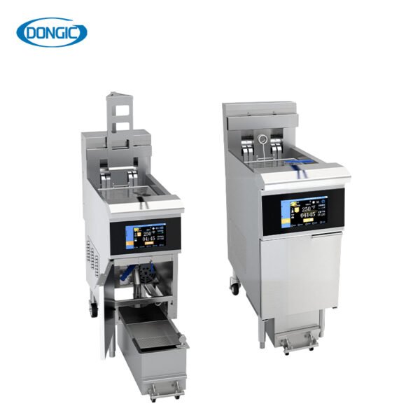 合2 Heavy Duty Auto Lift Electric Commercial Deep Fryer