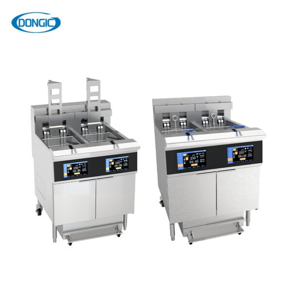 合3 Heavy Duty Auto Lift Electric Commercial Deep Fryer