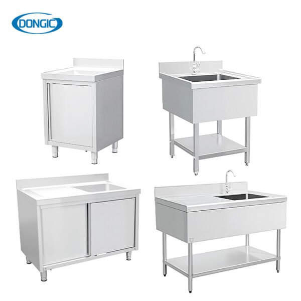 大合 Stainless Steel Commercial Kitchen Sink Cabinet