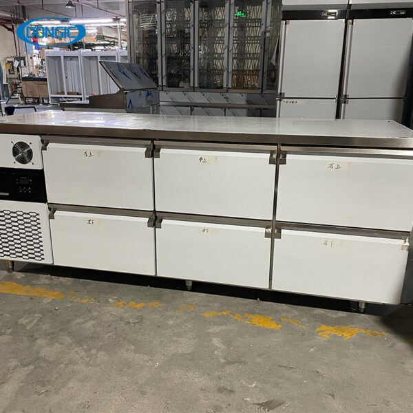 Commercial Undercounter 3/4/6/9 Drawer Refrigerator