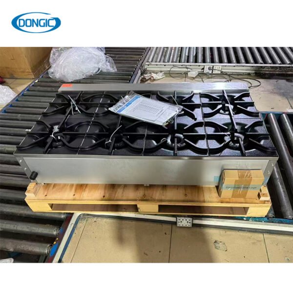 实拍3 Gas 6/8 Burners Top Cooktop Stove
