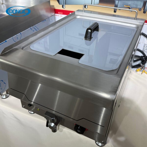 实拍4 Desktop Electric Food Warmer Noodles Cooker Steamer Grill Fryer