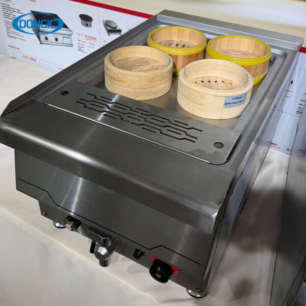 实拍7 Desktop Electric Food Warmer Noodles Cooker Steamer Grill Fryer