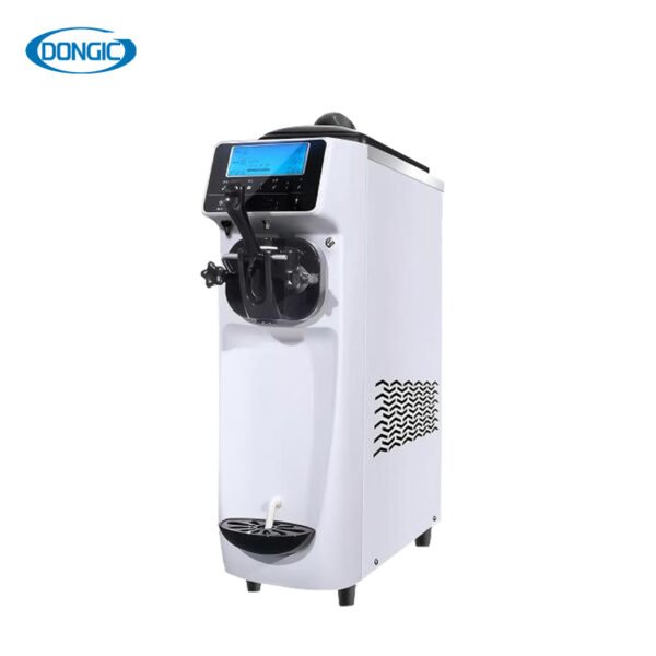 按键 Pre-cooling Ultra Quiet Tabletop Soft Ice Cream Machine