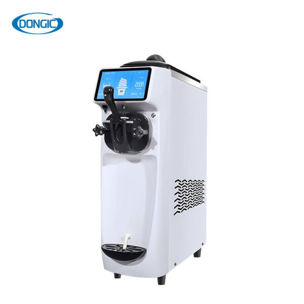 触摸 Pre-cooling Ultra Quiet Tabletop Soft Ice Cream Machine