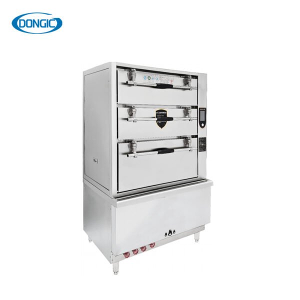 Three-Door Electric Seafood Steamer Cabinet