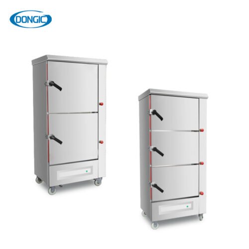 Multifunctional 2/3 Door Stacked Electric Rice Steamer Cabinet