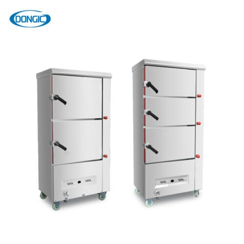 合 Multifunctional 2/3 Door Stacked Gas Rice Steamer Cabinet