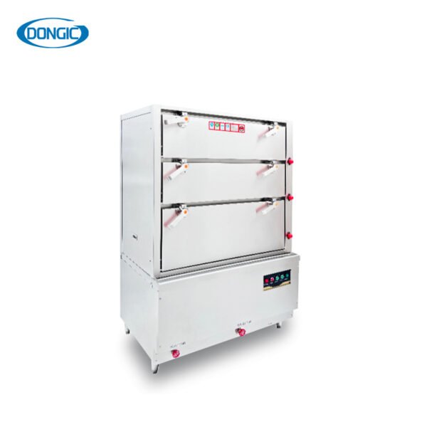 Saturated Steam Three-Door Electric/gas Seafood Steamer Cabinet